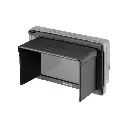 SmallHD_17-1233_Ultra-7-Sunhood_Quarter-Raised-Front-Left-Installed-No-Bottom-Flap---Faded.webp