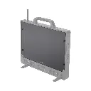 17-1083-OLED16DeluxeLockingScreenProtector-Installed-Off-LowOpacity.webp