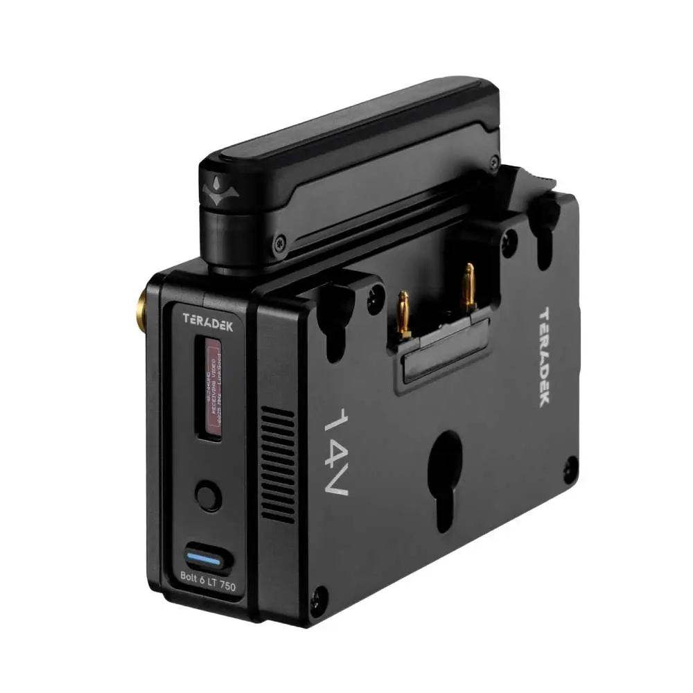 Teradek Bolt 6 LT 750 Int Ant RX Gold - Mount