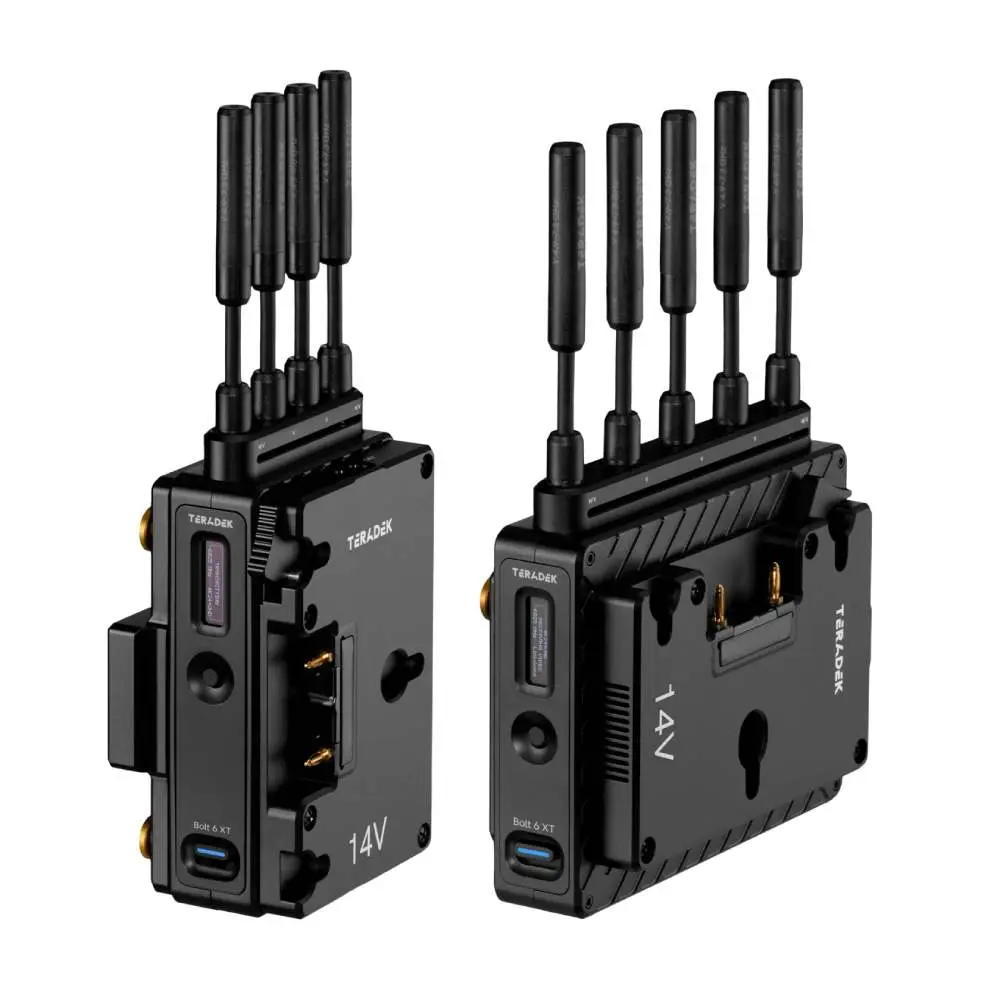 Teradek Bolt 6 XT 750 12G - SDI / HDMI Wireless TX / RX Deluxe Set Gold - Mount