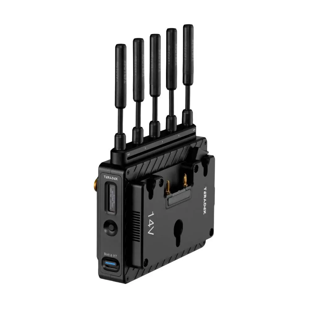 Teradek Bolt 6 XT 1500 12G - SDI / HDMI Wireless RX Gold - Mount