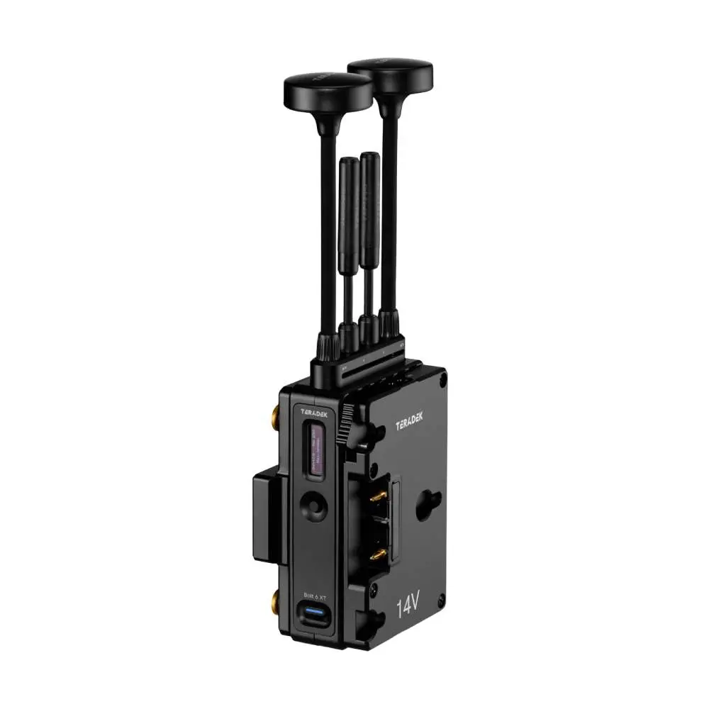 Teradek Bolt 6 XT MAX 12G - SDI / HDMI Wireless TX Gold - Mount