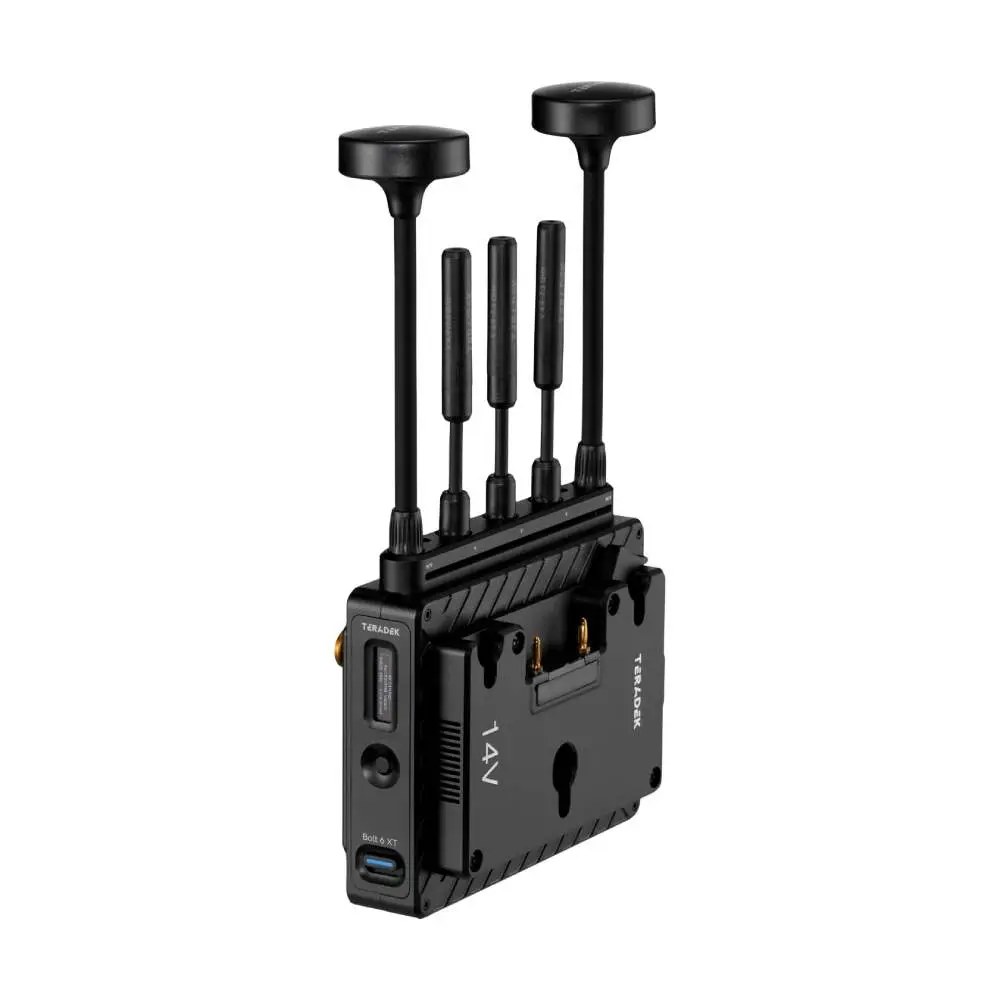 Teradek Bolt 6 XT MAX 12G - SDI / HDMI Wireless RX Gold - Mount