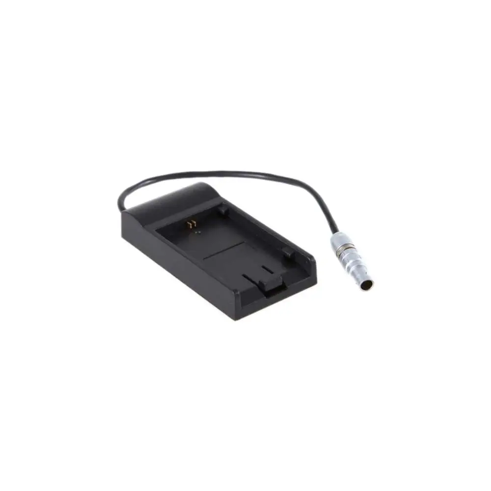 Teradek Battery plate for Canon LP - E6 or Sony NP - F550 (Straight Bracket) with 2pin Power Cable