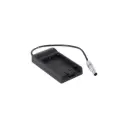 Teradek Battery plate for Canon LP - E6 or Sony NP - F550 (Straight Bracket) with 2pin Power Cable
