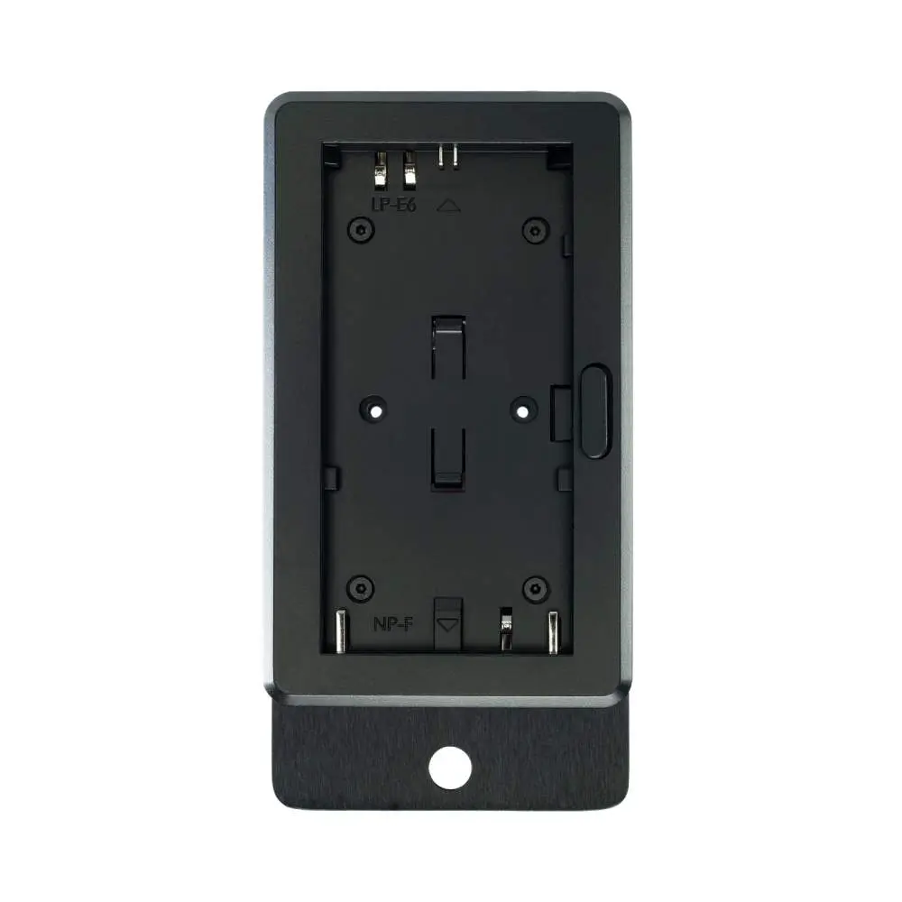 Teradek Battery plate for Canon LP - E6 or Sony NP - F550 (Straight Bracket) with Barrel Power Cable