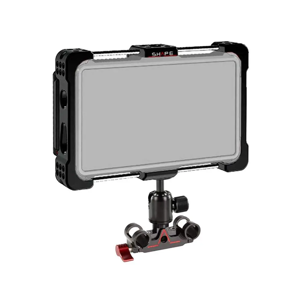 Atomos SHAPE Cage mit 15mm Rod Bloc und Kugelgelenkkopf für Atomos Flame Serie