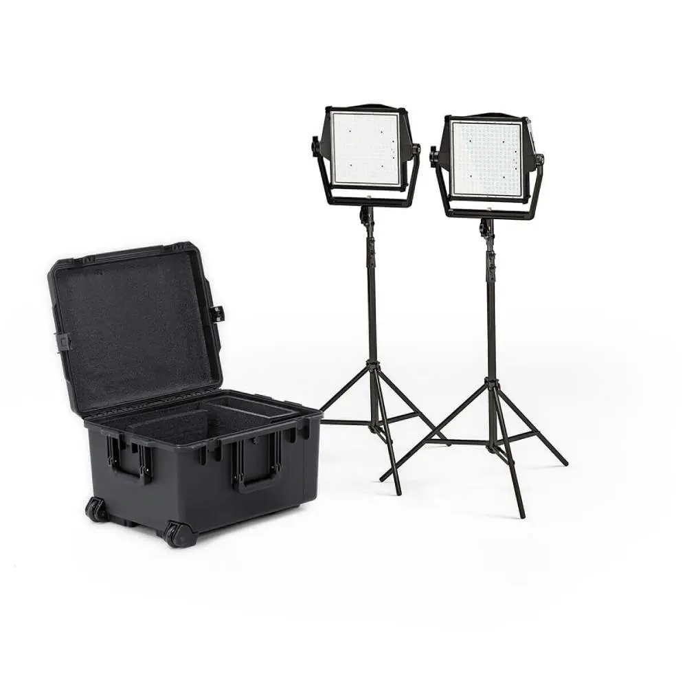 Litepanels Astra IP 1x1 Duo Light carry case kit (Standard Yoke, UK Power Cable)