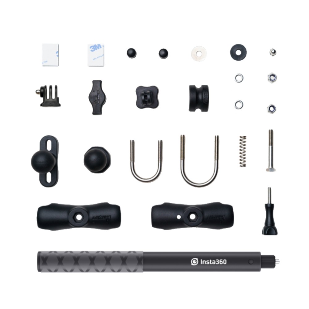 Insta360 Motorcycle U-Bolt Mount （include invisible selfie stick）