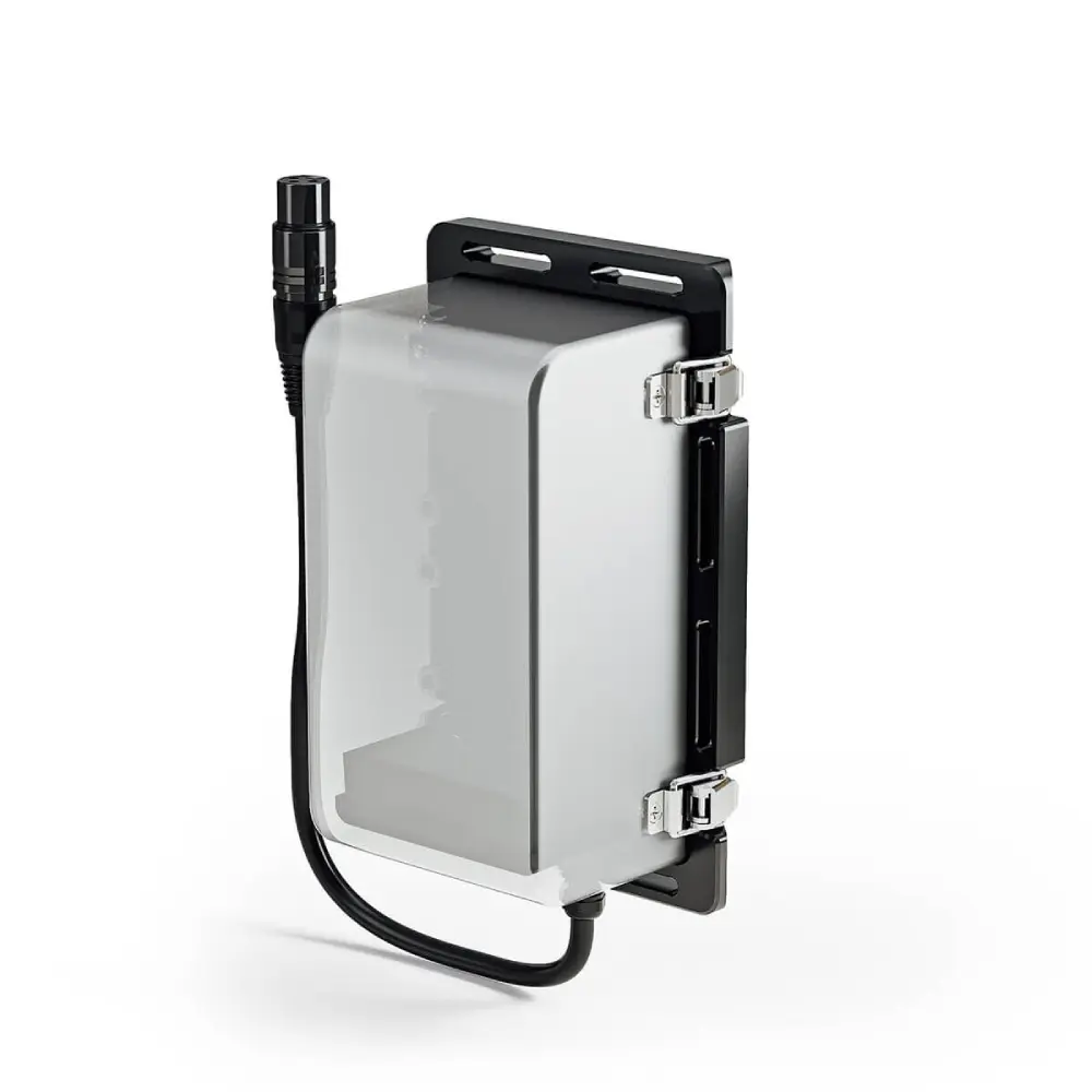Litepanels BP-U Battery Bracket, Single, w/ 3-Pin Female XLR, Weather Resistant, for Astra IP