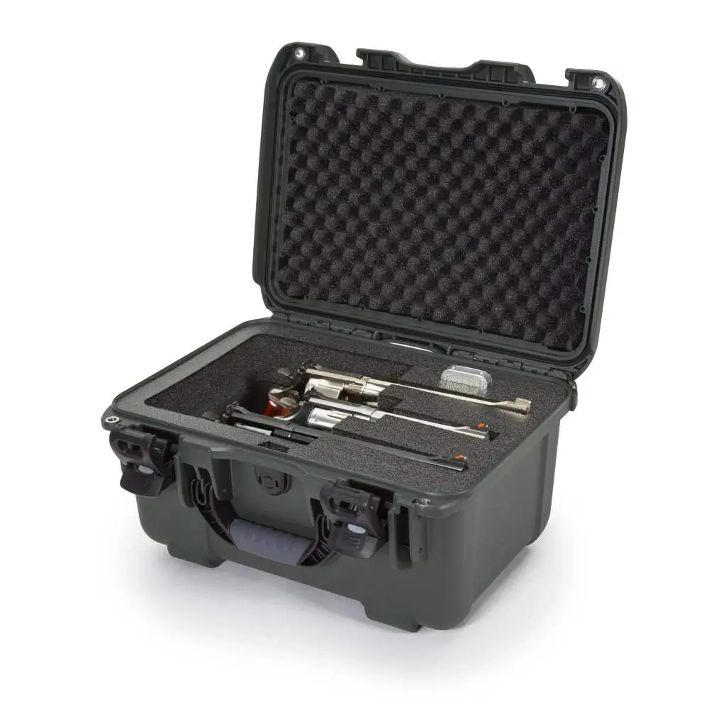 Nanuk 918 Case with Foam insert for revolver – Olive