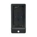 Teradek Battery plate for Canon LP - E6 or Sony NP - F550 (Straight Bracket) with Barrel Power Cable