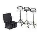 Litepanels Astra IP Half Traveler Trio VM Kit w / IP rated battery bracket (Standard yoke, UK power cable)